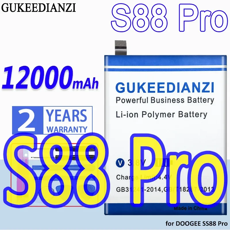 

High Capacity GUKEEDIANZI BAT20M1310000 (S88Pro) 12000mAh Battery for DOOGEE S88 Pro S88Pro