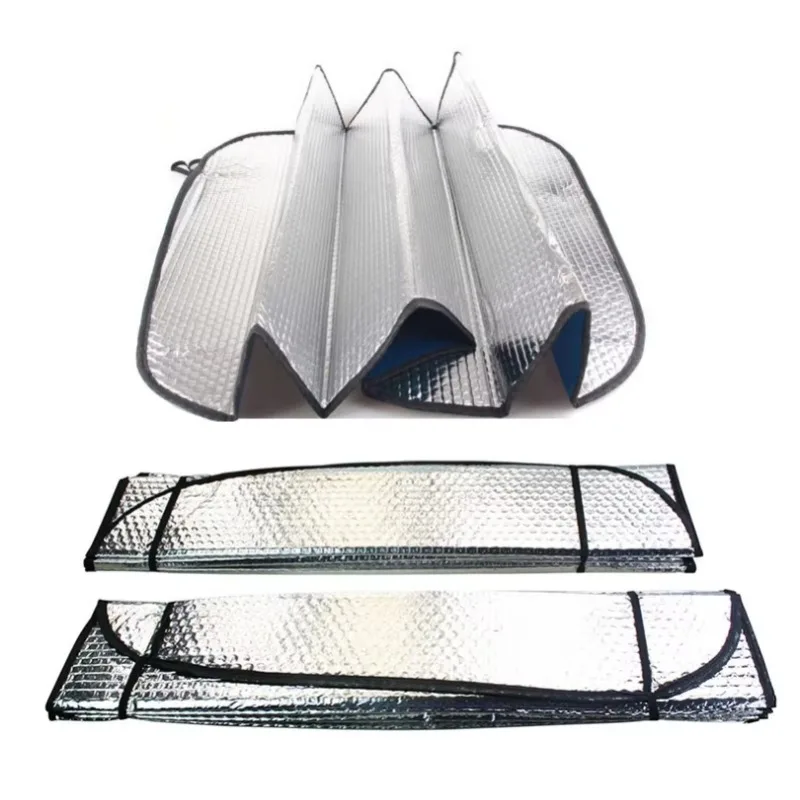 PE Bubble Foldable Car Windshield Sunshade Heat Insulation Front Window Sun Visor Auto Interior Protection Accessory