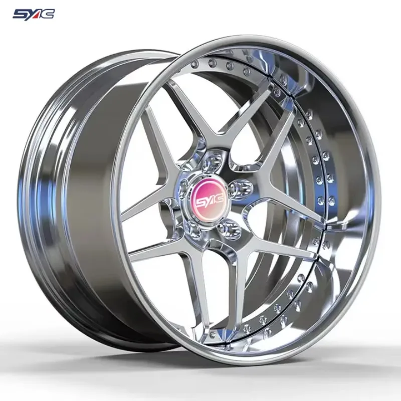 SYAC 2-piece Customization Aluminium Alloy Wheels For Retrofit/upgrade 18-24 Inch Supplier Direct Selling Multiple Spoke Rims