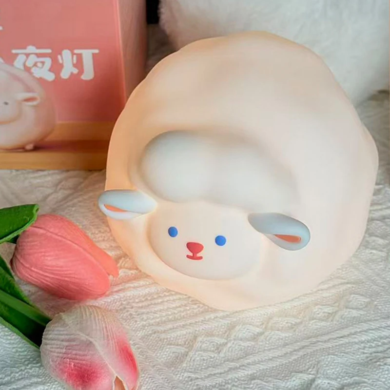

Animals Night Light Squishy Silicone 1200mAh Rechargeable Touch Control Lamp Dimmable Timer Baby Gifts for Nursery Bedroom Decor