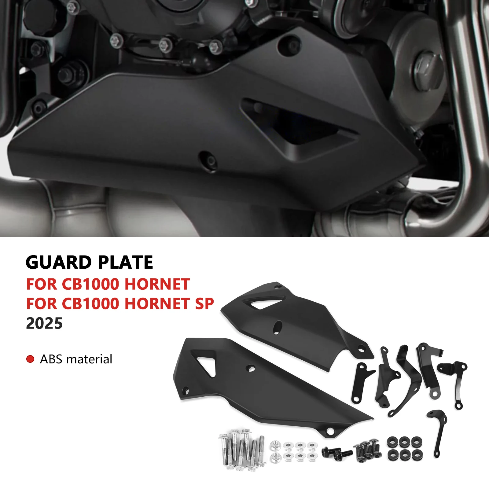 

For CB1000 Hornet 2025 CB 1000 Hornet SP 2025 Motorcycle Belly Pan Under Cowl Engine Lower Protector Fairing Spoiler