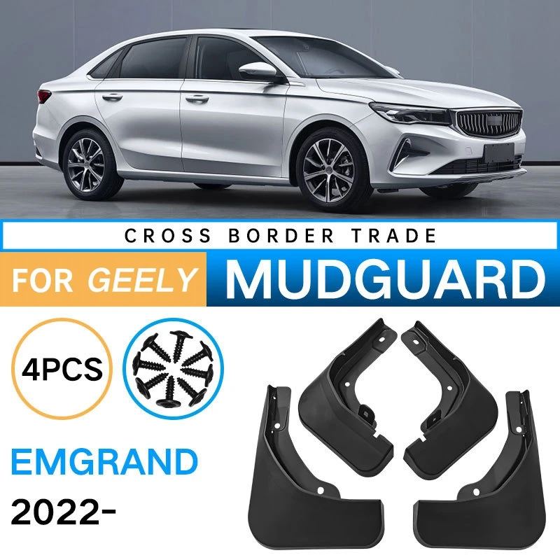 

Car Mudflaps for 2022 Geely Emgrand Mudguard Fender Mud Flap Guard Splash Mudguards Car Accessories