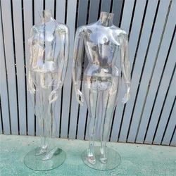 Transparent Full Female Cloth Mannequin for Sewing, Large Stand, Body Torso, Model Display, Panties, Underwear Show Props, E227,