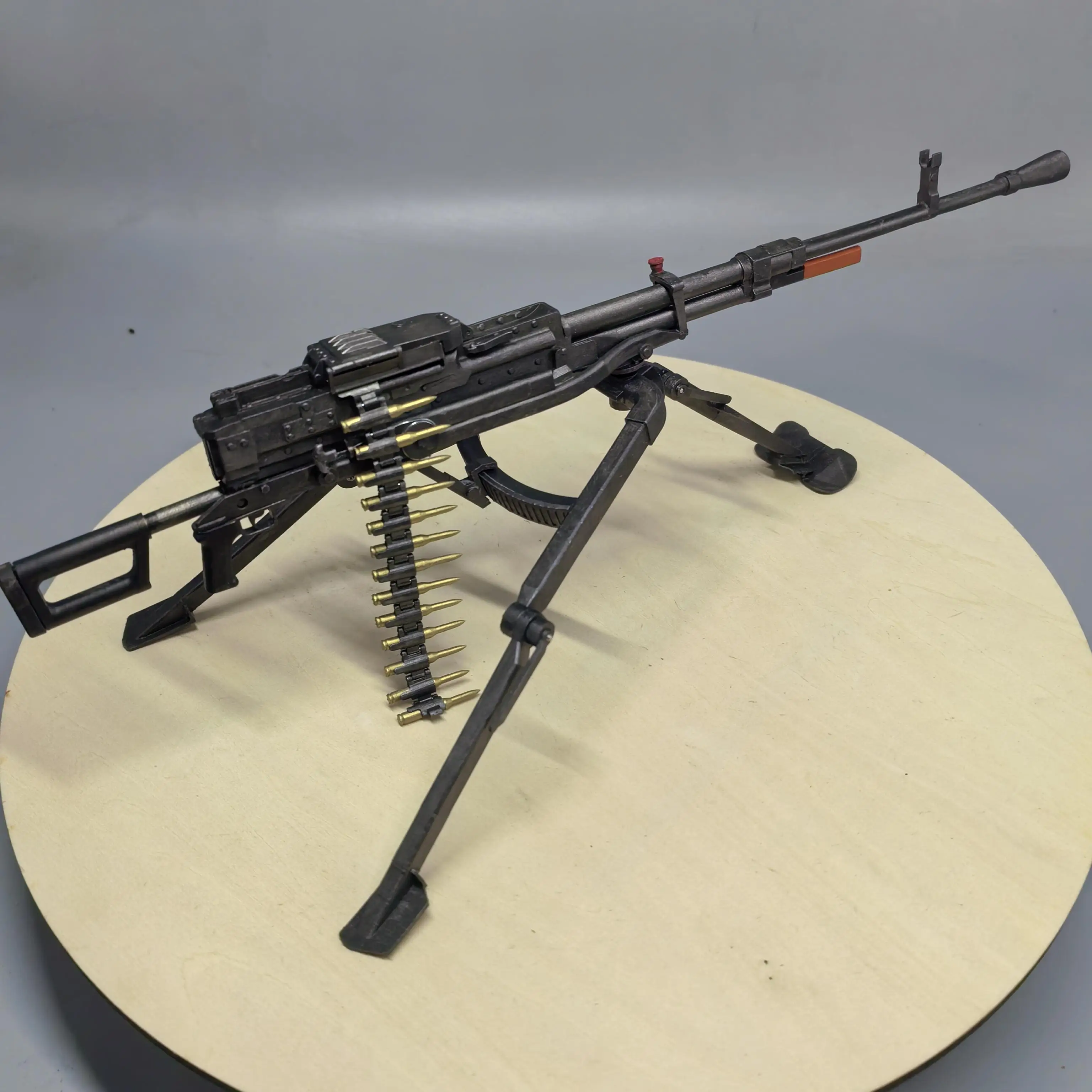 1/6 3D Printed Action Figure Heavy Machine Gun Model KORD NVS Miniature Gun Accessory for Military Doll Collectors