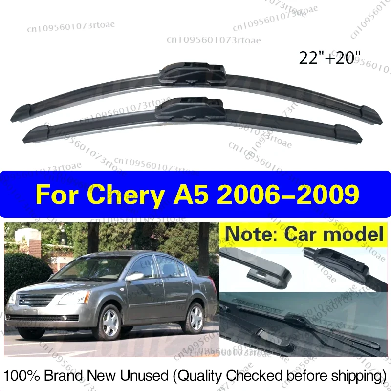 2 шт. для Chery A5 2006 2007 2008 2009 автомобильный передний дворник, щетка для лобового стекла, автомобильная щетка от дождя, автомобильные аксессуары 22 