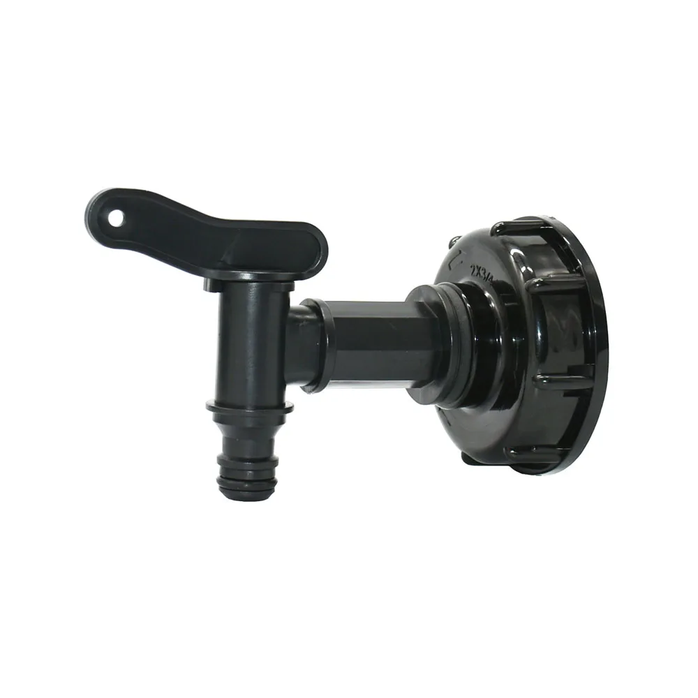 1000 Liter IBC Tank Tap Adapter Nipple S60 Thread To 16mm Nipple Garden Hose Quick Connector Rainwater Collection Bucket Fitting
