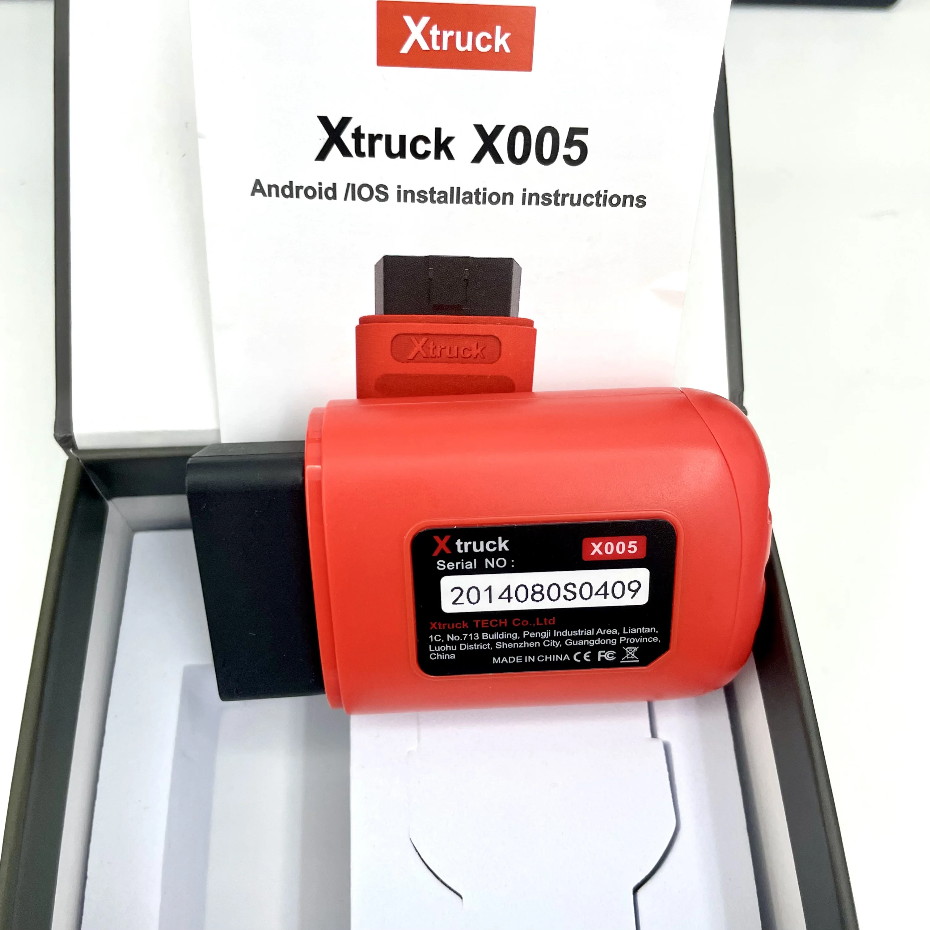Xtruck X005 Heavy Duty Truck Diagnostic Scanner DPF Regeneration Fault Code Reader for FAWDE Shacman Sinotruk Dongfeng