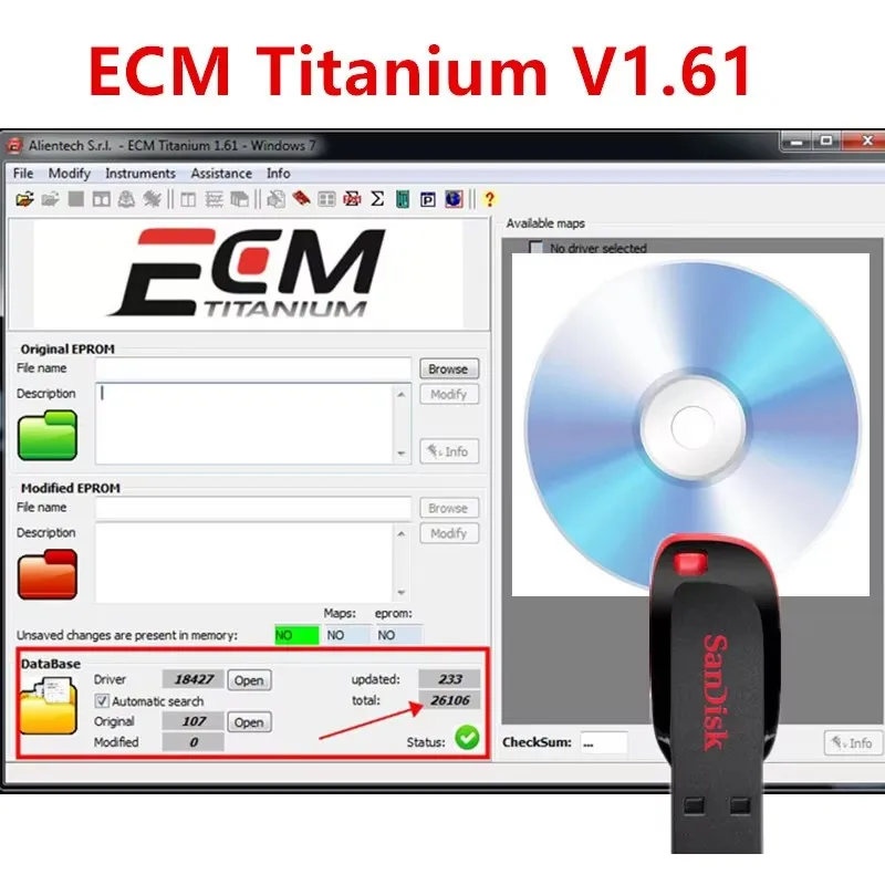 

Лидер продаж 2024, ECM TITANIUM 1,61 с драйвером 26000 + ECM 18259 + драйверы для ecu tool, отправка ссылки, автомобильное программное обеспечение windows 7 8 10