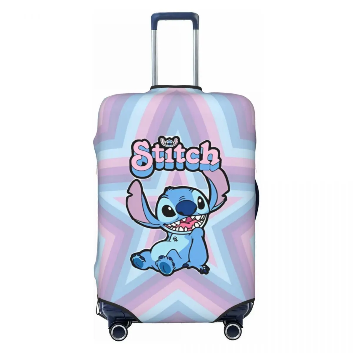 

Stitch Naughty Lovely чехол для чемодана отпуск полезные принадлежности для багажа защита для круизной поездки