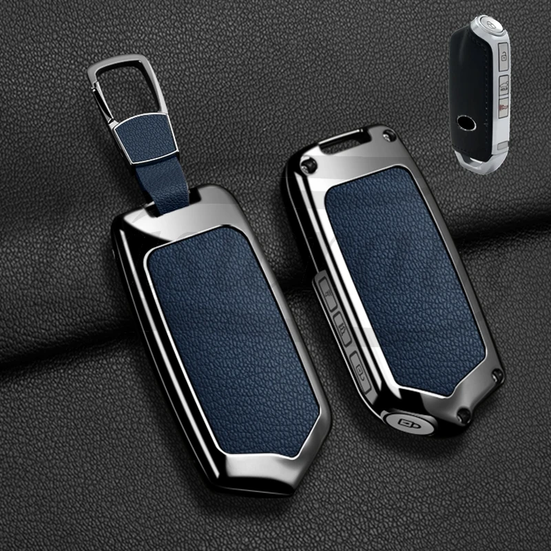 Auto-Fernbedienungs-Schlüsselhülle mit Kette für Kia Stinger Auto-Zubehör Stinger GT Elite Limited K9 Schlüsselschutz – Detail 4