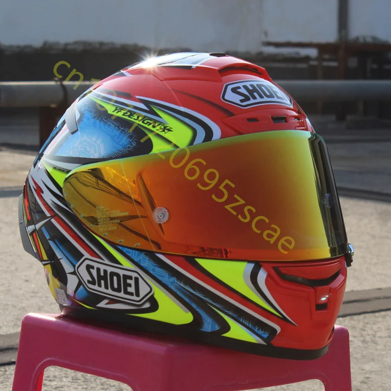 

Motorcycle Full-face Helmet SHOEI X-14 Helmet X-SPIRIT III X-Fourteen Sports bicycle racing helmet Red Kato DAIJIRO TC-1