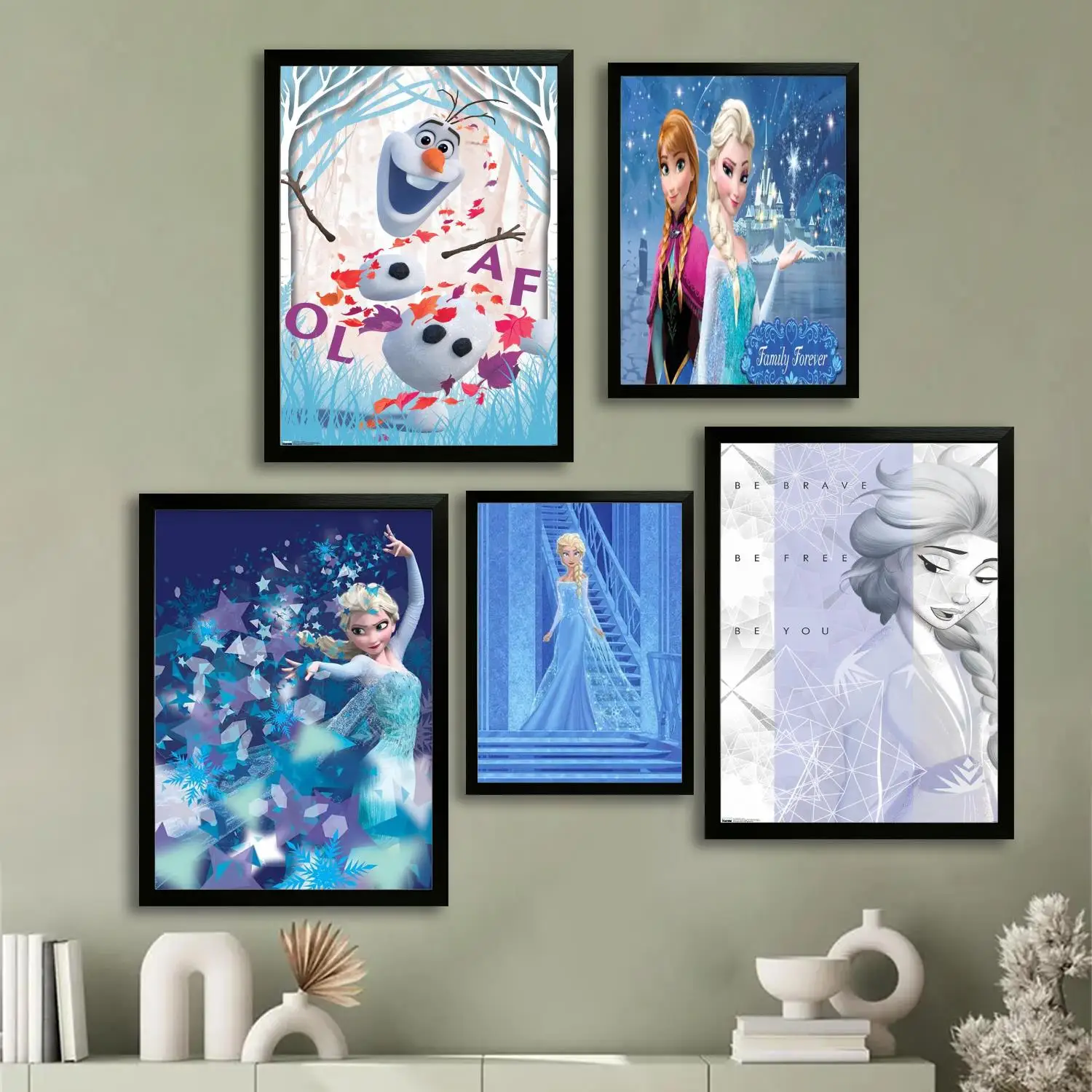 

Frozen Canvas Art Poster, Wall Art Picture Print, Modern Family Bedroom Decor Posters,Decorative painting