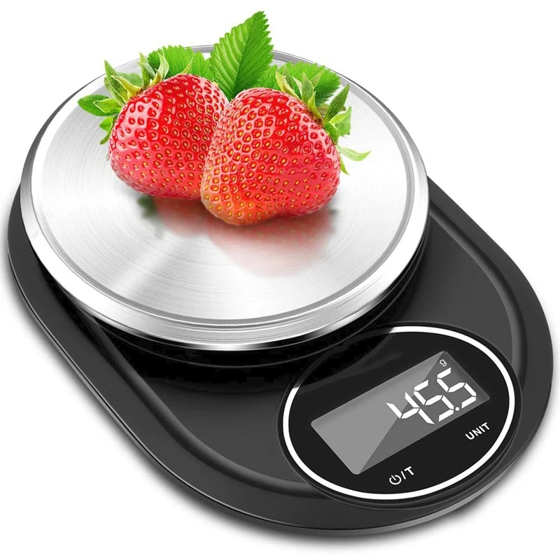 Kitchen Scales 5 Kg (1-G-Exact),Electronic Scales,High-Precision Food Scales, Digital Scales With LCD Display