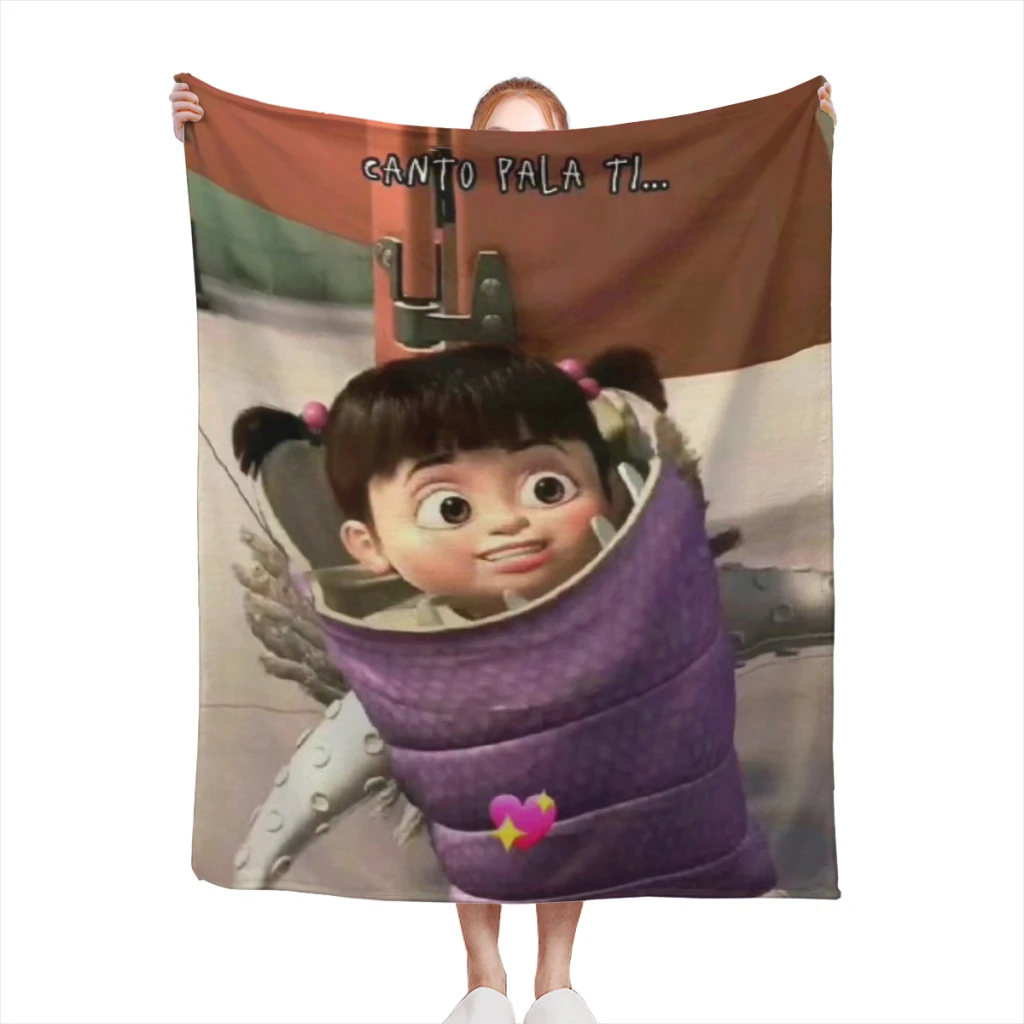 

Аниме-монстры-Inc-мультяшное удобное одеяло фланны, пушистое мягкое украшение для спальни, диванные одеяла, одеяло для дома и украшения