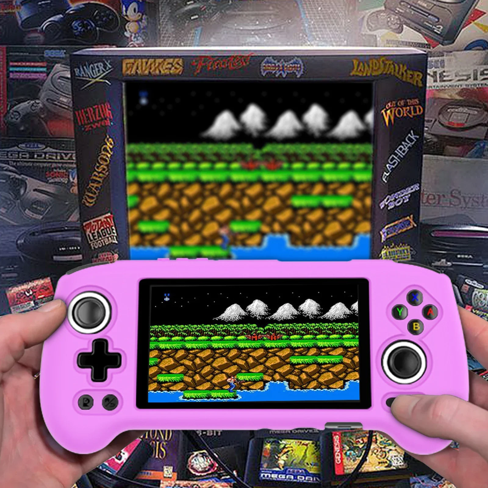 Silicone Case for ANBERNIC RG556 Soft Protective Case for RG556 Anti-Slip Shockproof Protective Cover Game Console Accessories