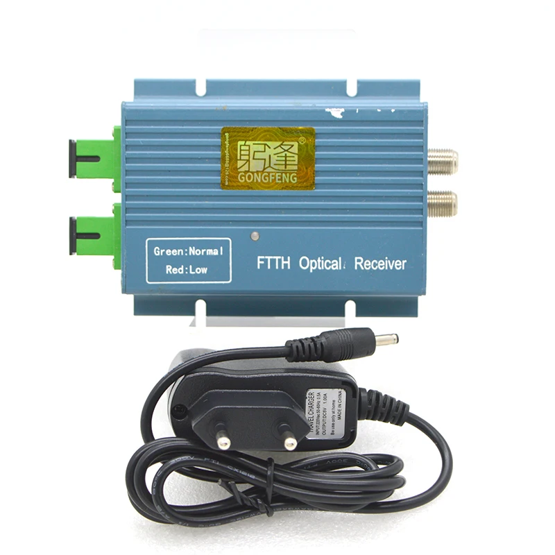 

New FTTH CATV PON Optical Receiver MiNi Node WDM AGC 2RF Output 82dBuV Fiber Optic Equipment Factory Price Wholesale