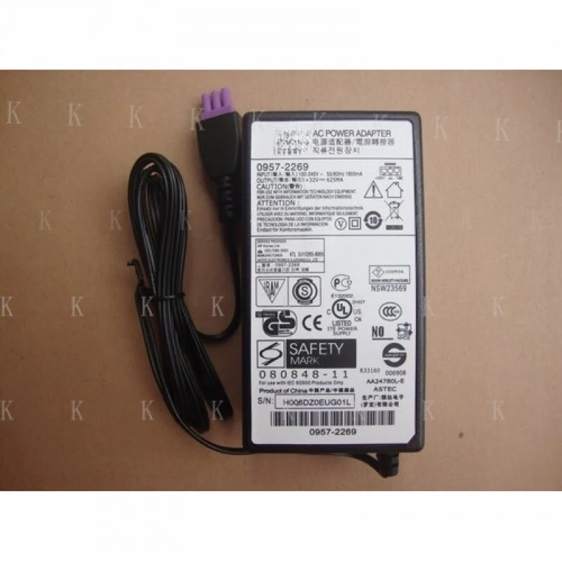 C   Genuine FOR HP AC Power Adapter 0957-2269 Power Supply 32V 625mA 3pin AU Plug