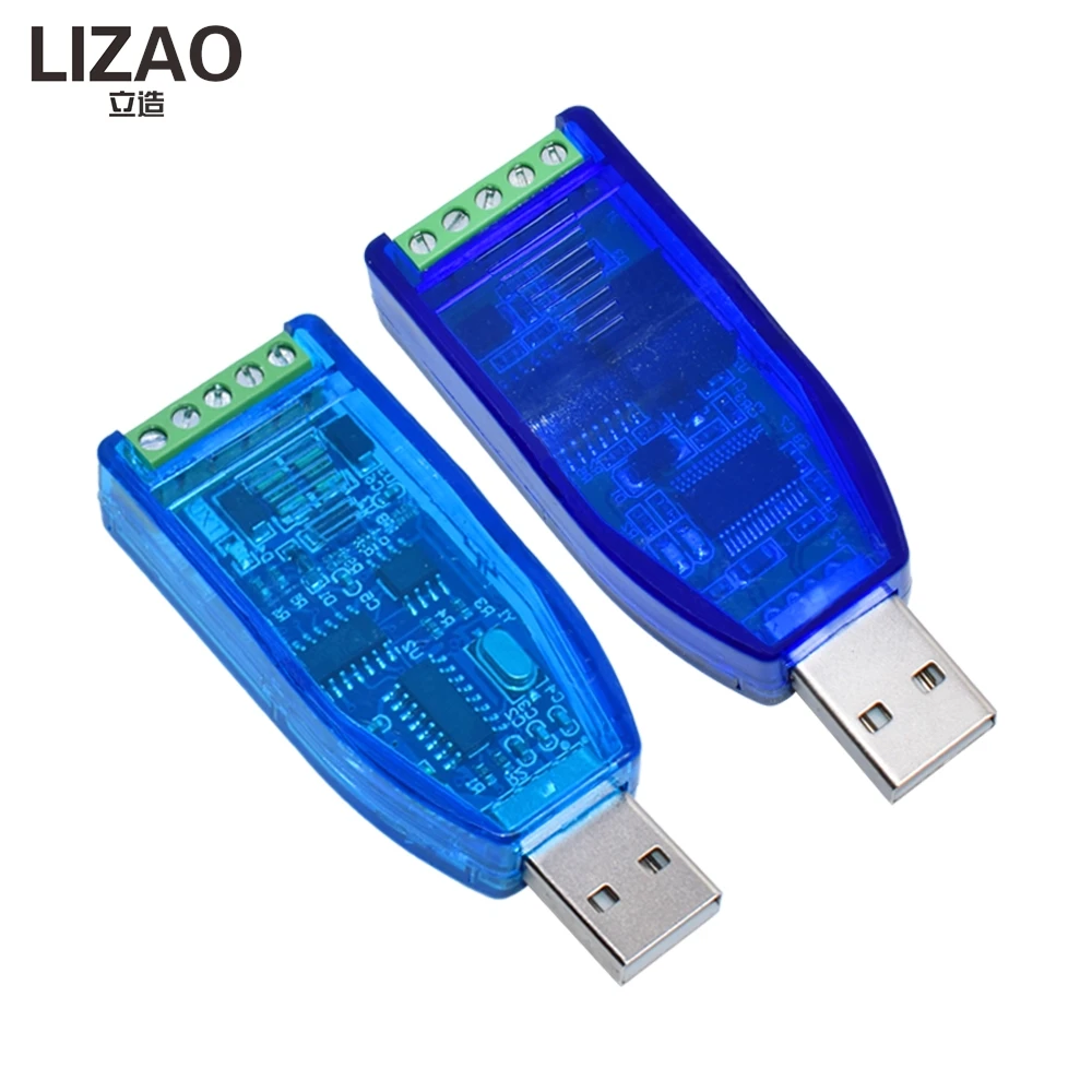USB to RS485/RS422 Serial Converter Module, FT232RL/CP2102/CH340G Optional Chip with TVS Anti-Surge Industrial Protection