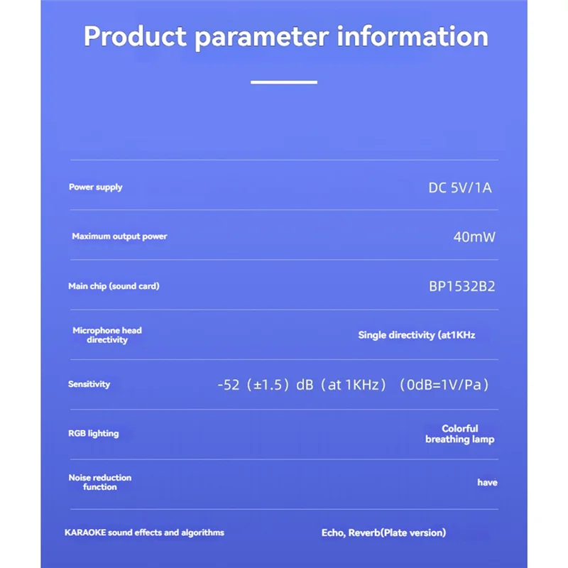 ميكروفون ديناميكي B48A RGB للألعاب USB/XLR مع تقليل الضوضاء وكتم الصوت ومقبس سماعة الرأس لألعاب البودكاست المتدفقة #6