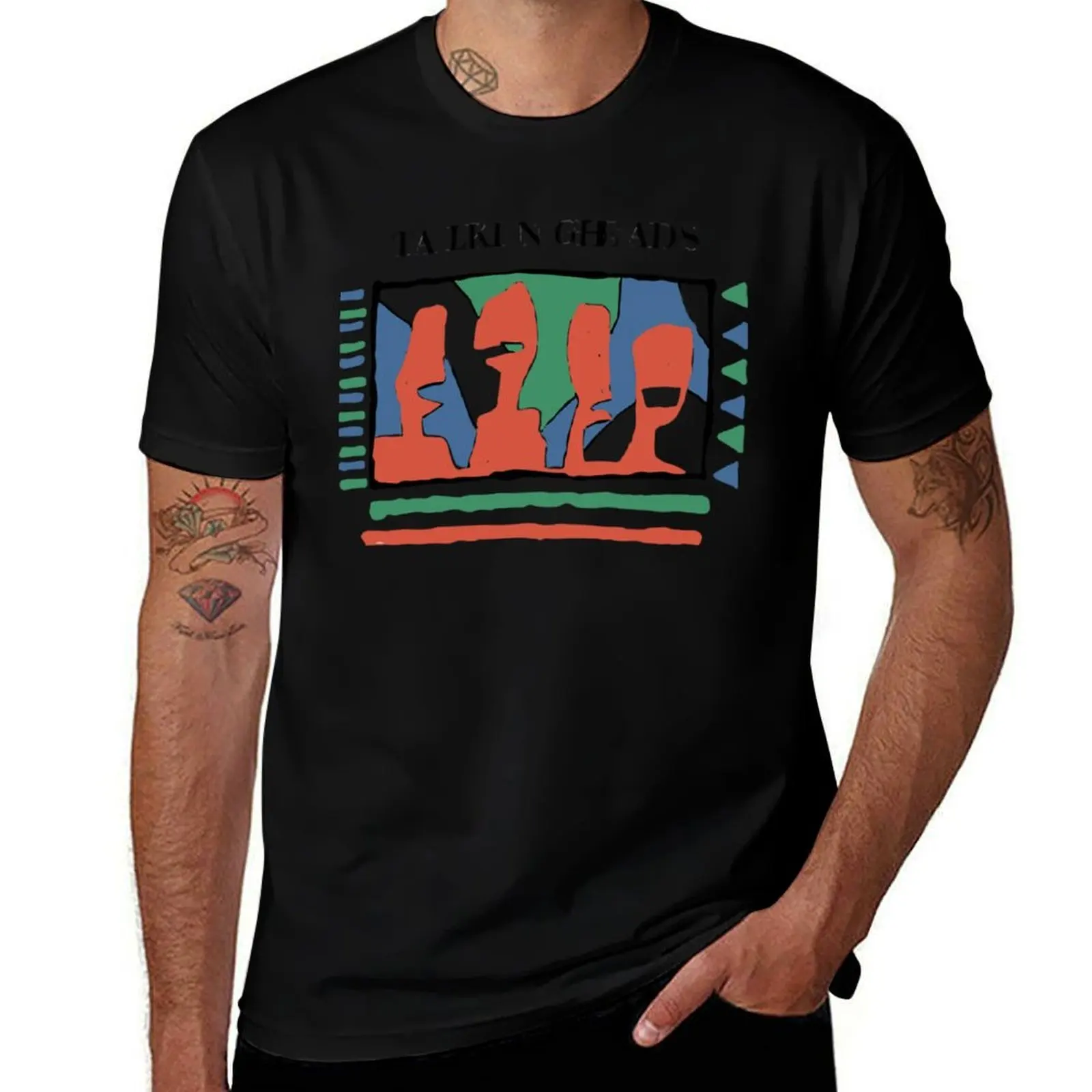 

Talking Heads - Yellow 80&39;s T-Shirt graphic shirts new edition blacks for a boy mens designer t shirt