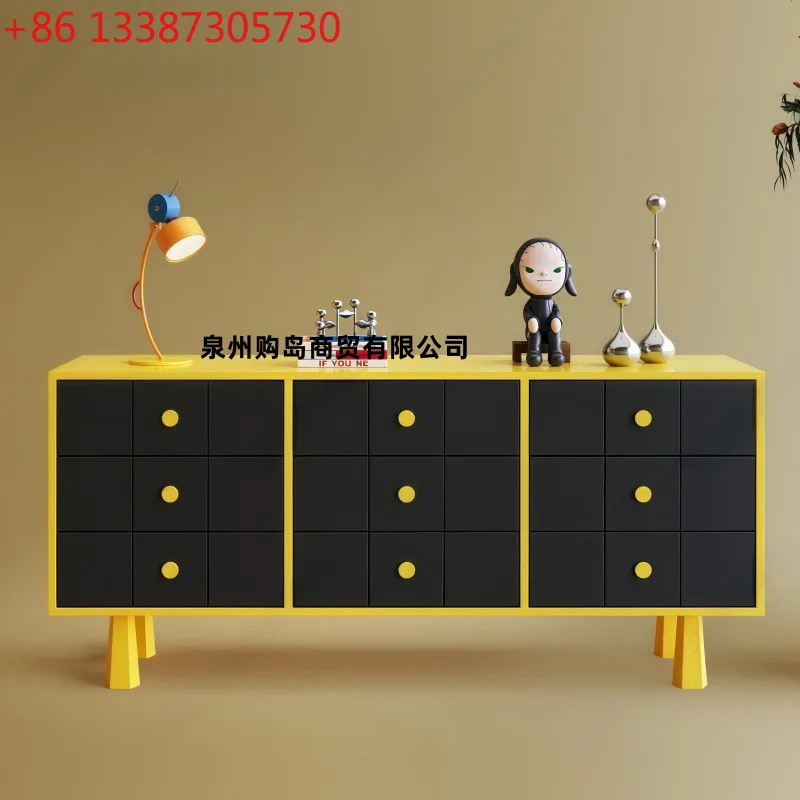 

Окрашенный шкаф-ведро Итальянский минималистичный шкаф-ведро Шкаф на веранде Гостиная у стены