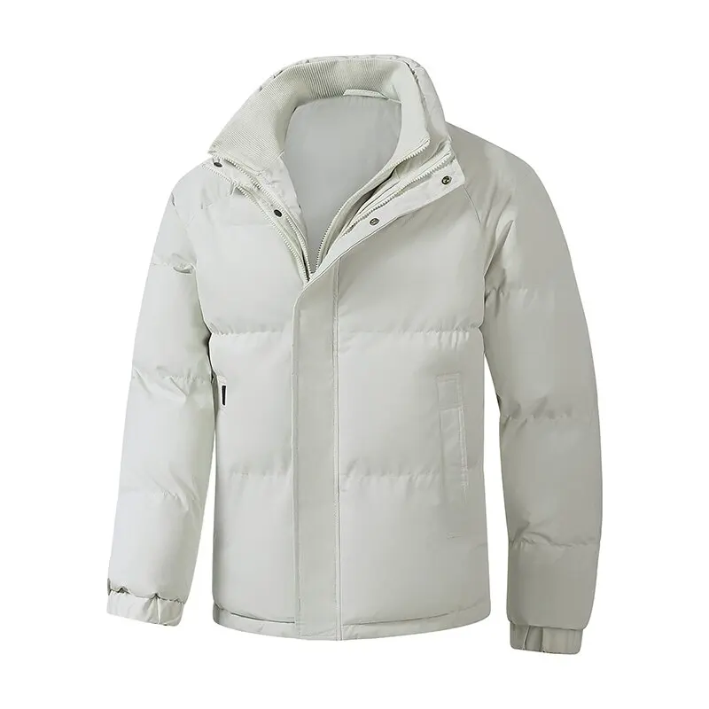 Chaqueta deportiva acolchada de algodón para hombre, abrigo grueso y cálido, informal, holgado, cómodo, talla grande, M-3XL, otoño e invierno, novedad de 2024