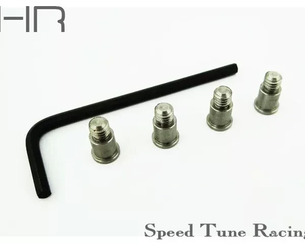 

HOT RACING Stainless Steel C-Hub Mounting Screw STCC04 for Tamiya CC01 / CR01 Crawler – Replaces Stock Soft Steel
