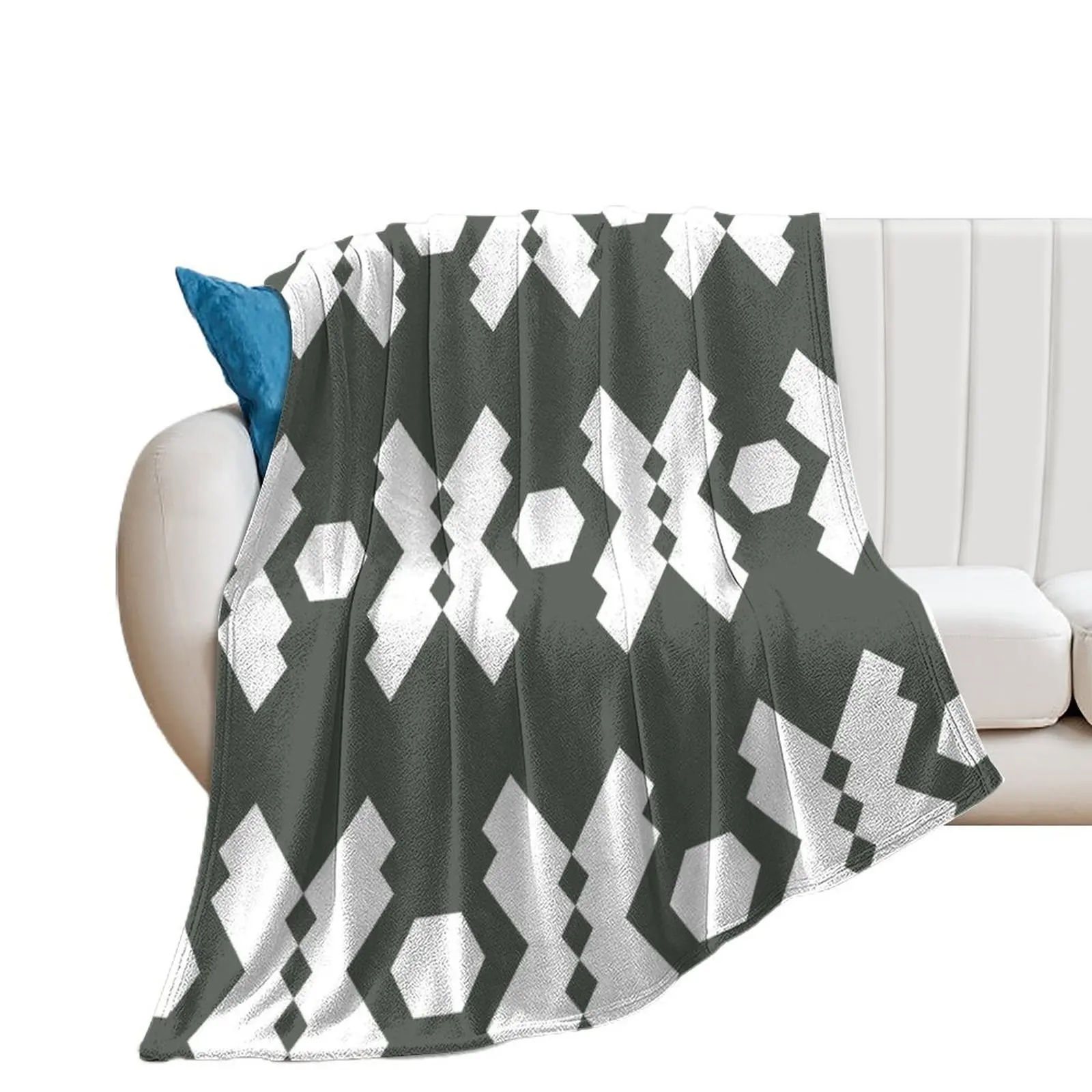 X Marks the Spot - Dark Gray Throw Blanket Designers For Sofa Thin Blankets For Baby Blankets