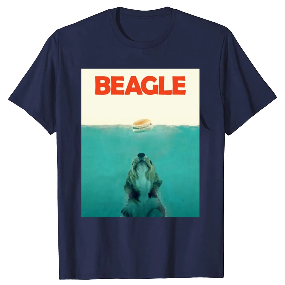 مضحك بيغل الكلب فكي تي شيرت القطن الشارع الشهير قصيرة الأكمام هدايا عيد ميلاد رجالي موضة عادية فضفاض المتضخم تي شيرت