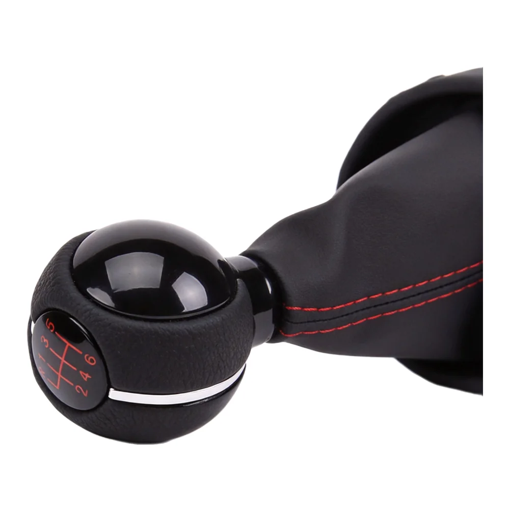 As Shown In The Picture 6 SPEED HANDLE SHIFTER Manual Measurement Deviation Stylish Appearance Car Interior Upgrade