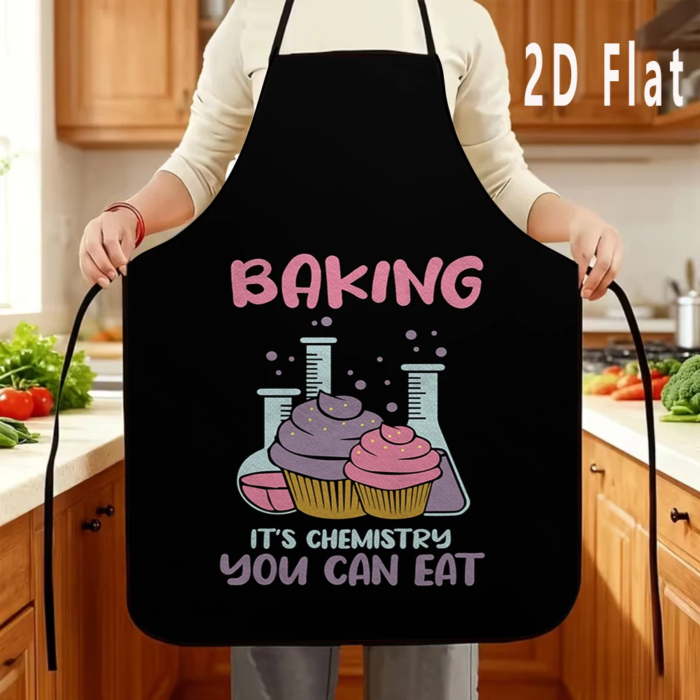 

Multiple sizesFun Chemistry Print Apron, Kitchen Restaurant Apron, BBQ Apron, Durable and Easy to Clean