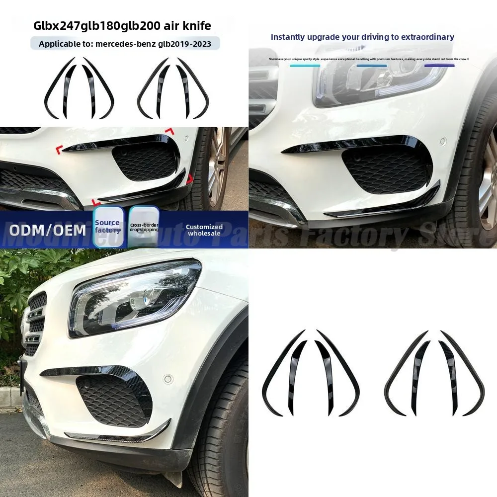 

Высокое качество премиум-класса, высококачественный передний вентиляционный спойлер для Mercedes Benz Glb Class X247 Glb180 Glb200 2019 23, модификация