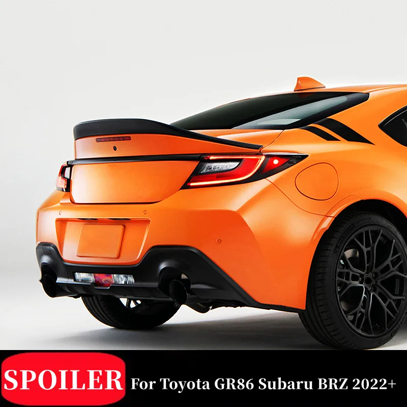 

For Toyota GR86 Subaru BRZ 2022+ Gloss Black Car Rear Trunk Top Spoiler Wing Roof Spoilers Wing Accessory Decoration