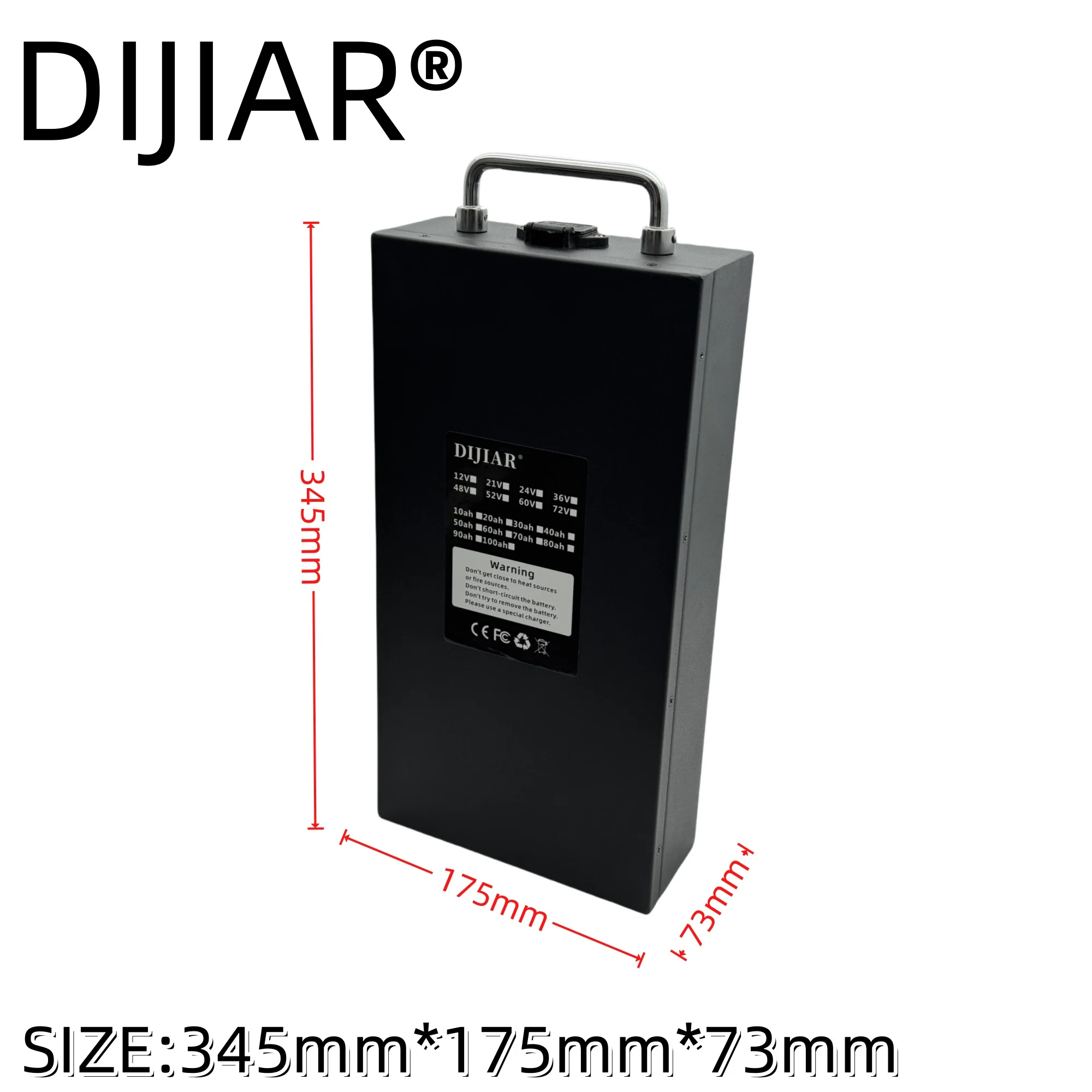 شحن جوي مجاني، بطارية ليثيوم Harley 18650 جديدة تمامًا 72 فولت 20AH-100AH، غلاف مقاوم للماء، متوفرة في المخزون، + شاحن BMS 40AH + #5