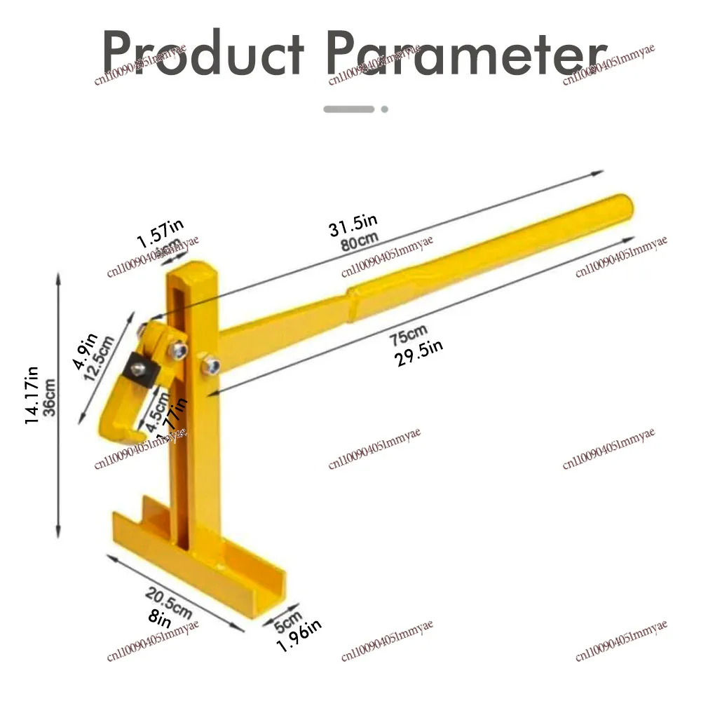 Pasture Farm Pile Puller Portable Pile Picker For Agriculture Pasture Garden Fence Stake Pulling Removal Tool