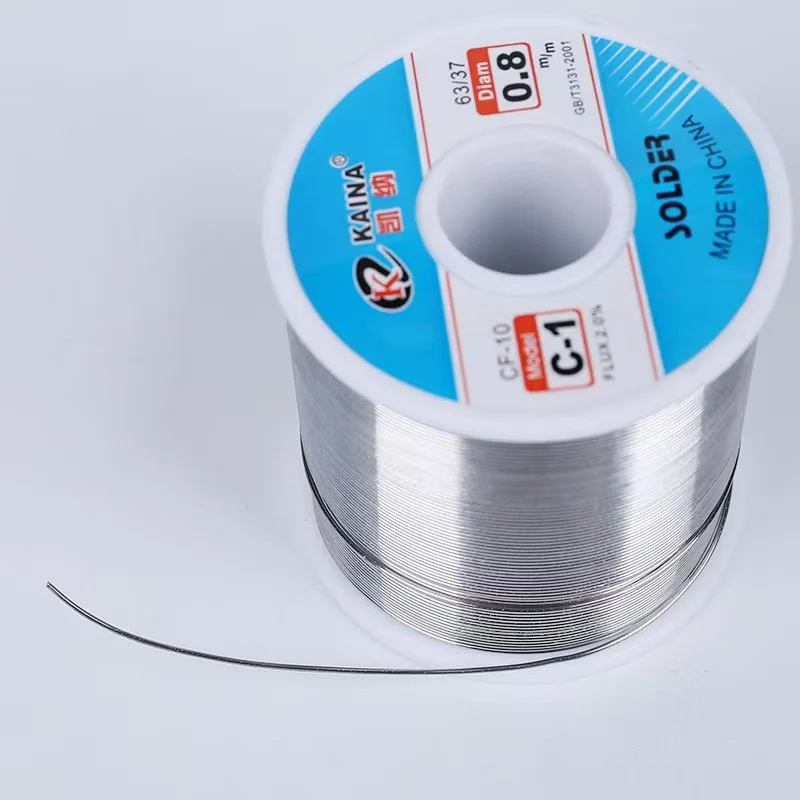 KANA High Brightness No Wash Solder Wire 63 Solder Rosin Cored Wire 450g Tin Wire 0.5mm 0.6mm 0.8mm 1.0mm 1.2mm 1.5mm 2.0mm