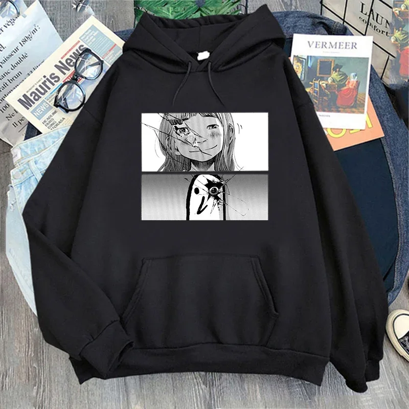 Goodnight Punpun Hoodie Women Harajuku Graphic Kawaii Hoodies Unisex Anime Manga Cartoon Oyasumi Punpun Pullover Sweatshirts