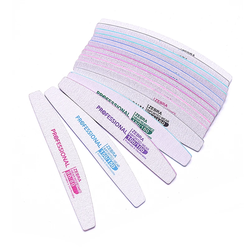 20 Stuks Acryl Nagelvijl En Buffer Kit Nagelbenodigdheden Stylist Professionele Nagelvijlen Voor Plastic/Natuurlijke Nagels Polijsten Bestanden