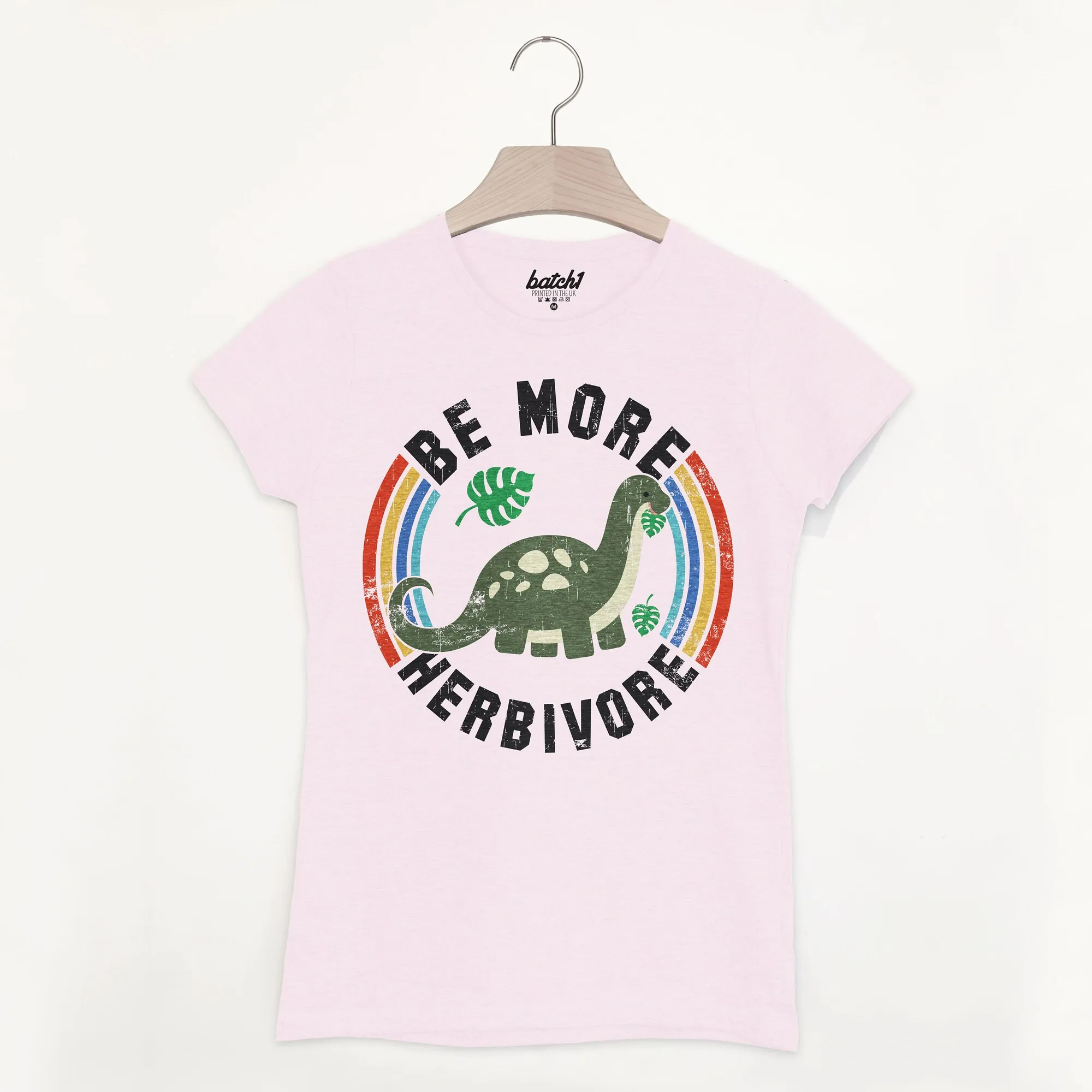 Be More Herbivore Women's Slogan T Shirt