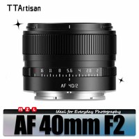 TTArtisan AF 40mm F2 Large Aperture Full Frame Camera Lens for Humanities Photography with Sony E Nikon Z Lumix L-mount