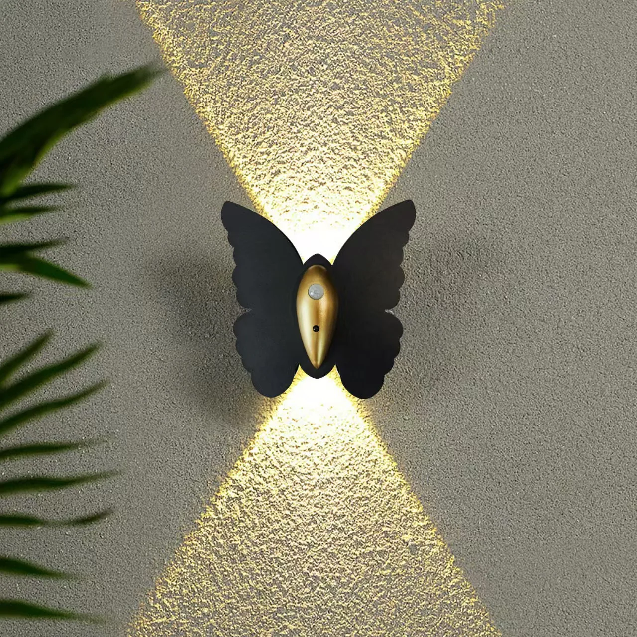 2026 USB Rechargeable Magnetic Butterfly Motion Sensor Wall Light Basic Wireless Equipment For Home Bedroom Bathroom Stair