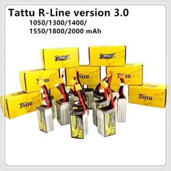 Tattu r-line wersja 3.0 V3 1300/1400/1550/1800/2000mAh 120C 4S 6S 4.2V bateria Lipo XT60 wtyczka FPV Racing Drone zdalnie sterowany Quadcopter