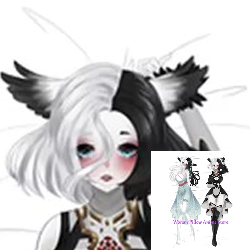 

Dakimakura Anime Pillow Cover Ciri ChessFable Double Sided Print Life-size Halloween Decoration