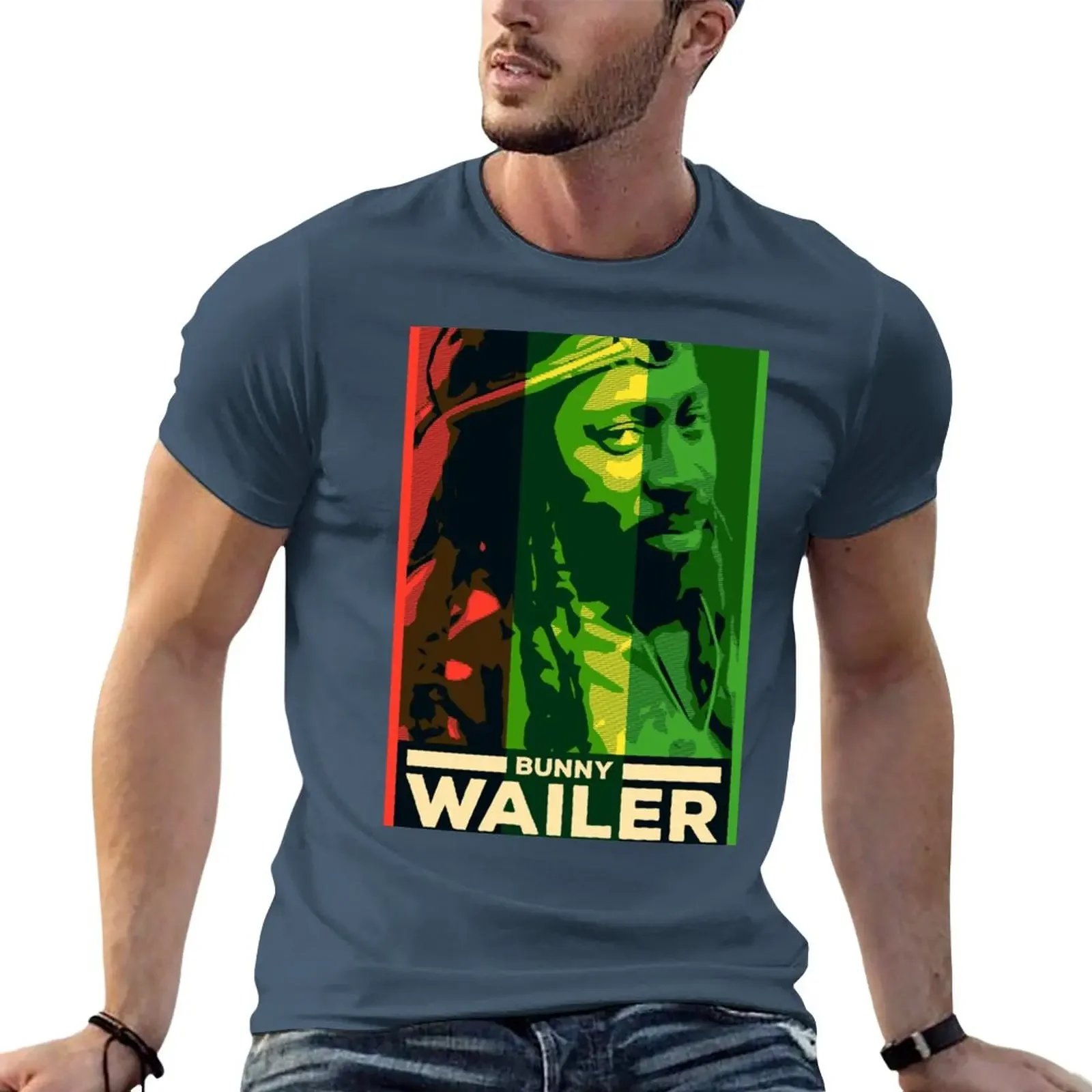 

Reggae Legends | Bunny Wailer | RASTA Poster | Famous Jamaican Reggae Singer T-Shirt aesthetic clothes tops sublime men t shirt