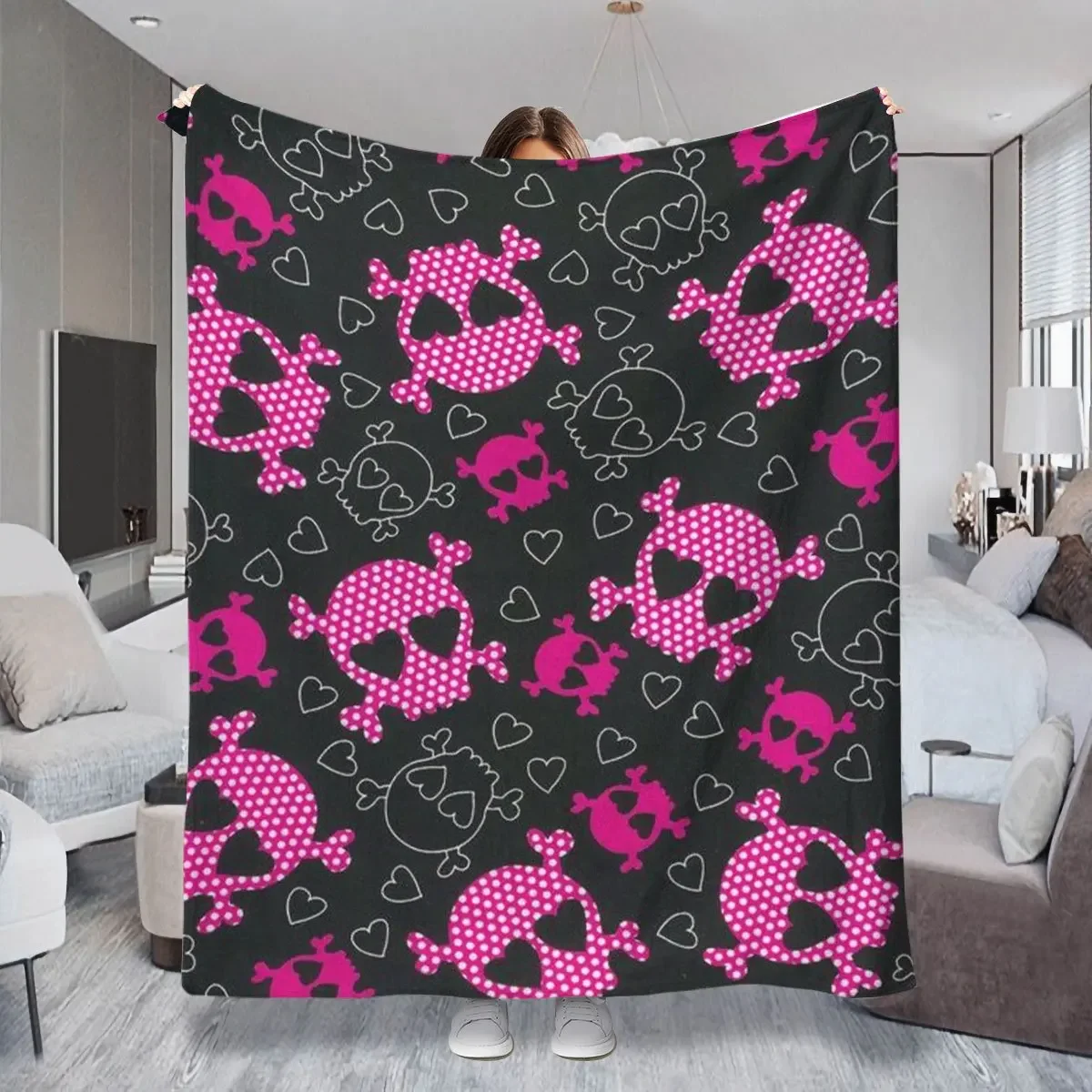 cobertor-de-flanela-com-fundo-preto-solido-e-poas-rosa-coracao-branco-cobertor-macio-para-sofa-decoracao-gotica-yk-para-casa