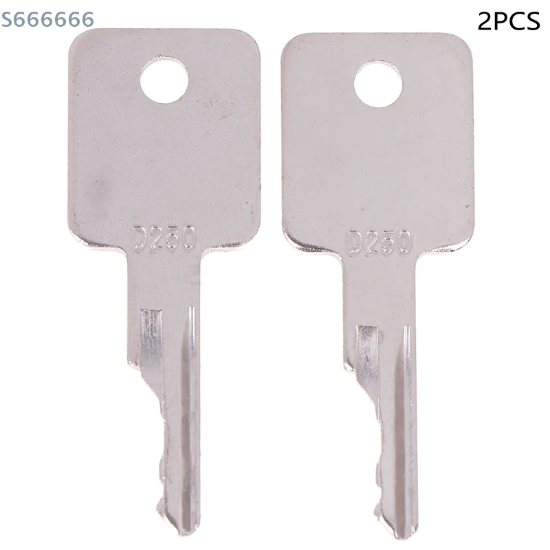 Bobcat S550 S185 Skid Steer Loader Sweeper Key, Compatible with S331 / S160 Excavator - 2 PCS