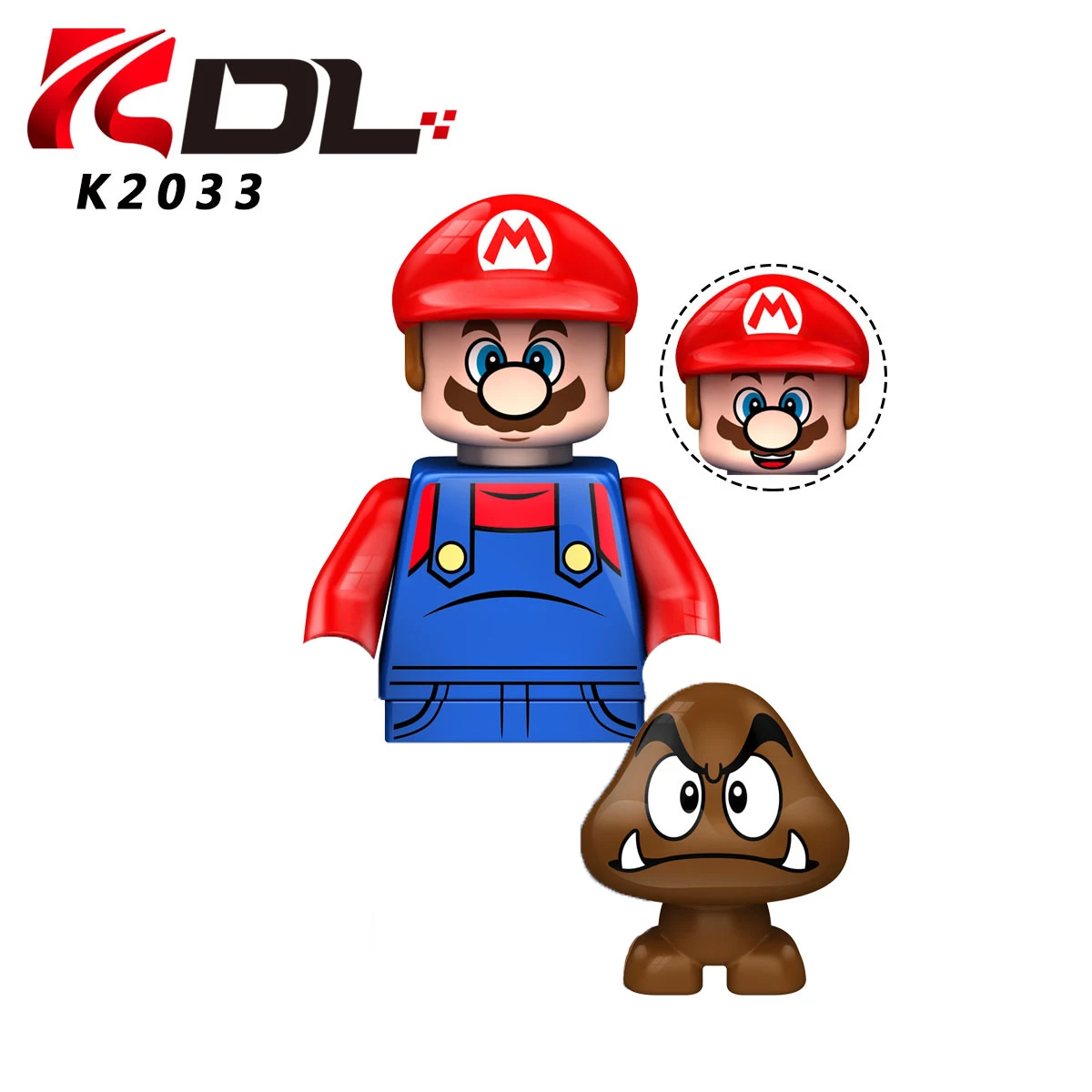 ديزني KDL805 شخصية الرسوم المتحركة سوبر ماريو اللبنات الأطفال ألعاب الطوب الصغيرة هدايا عيد الميلاد #2