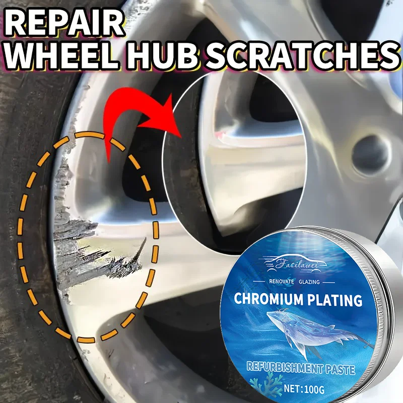 طقم إصلاح عجلة الدراجة النارية العالمي 100 جرام، طقم إصلاح خدوش عجلة السيارة، تلميع تجديد العجلات، عامل إصلاح الارتداء لإعادة الإعادة
