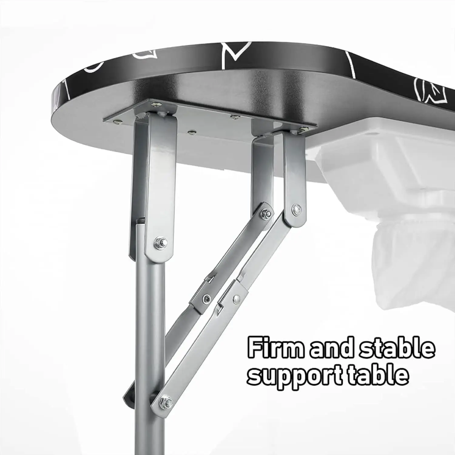 المهنية 35 ''L المحمولة وقابلة للطي تنفيس الجمال طاولة مانيكير فني الأظافر مكتب محطة العمل صالون سبا مع المكبر الولايات المتحدة