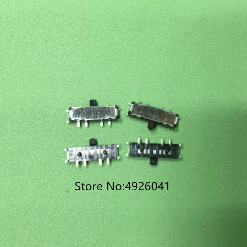 10 PZ ALPS SSSS 812201   Interruttore a levetta SMT a 8 pin e 3 velocità, interruttore scorrevole, levetta sinistra e destra